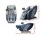 Livemor 4D Massage Chair Electric Recliner Double Core Mechanism Massager Melisa