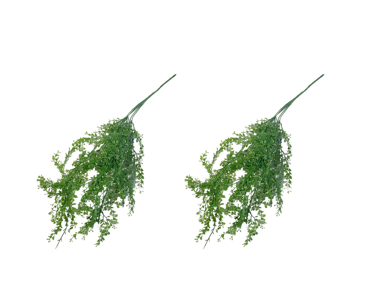 2x Maine & Crawford 85cm Boronia Cascading Plant Artificial/Fake Display Green