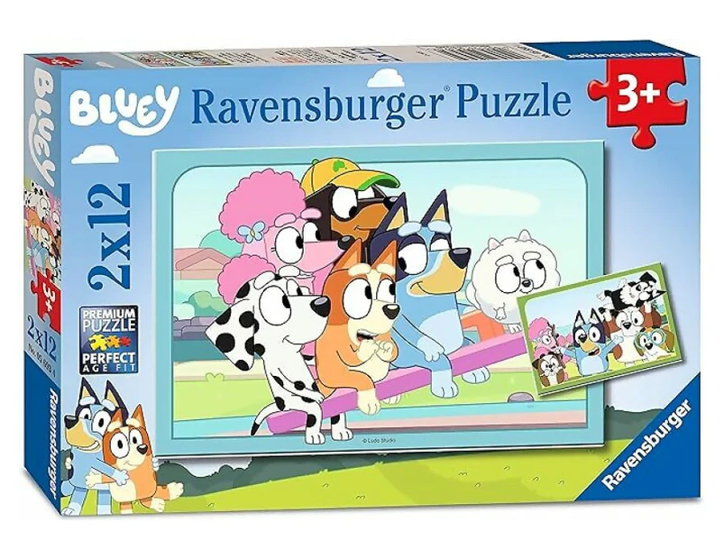 Ravensburger - Fun With Bluey Jigsaw Puzzle 2X12 Pieces