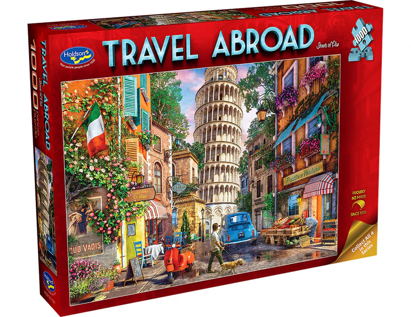 Holdson - Travel Abroad Streets Of Pisa - Jigsaw Puzzle 1000 Pieces