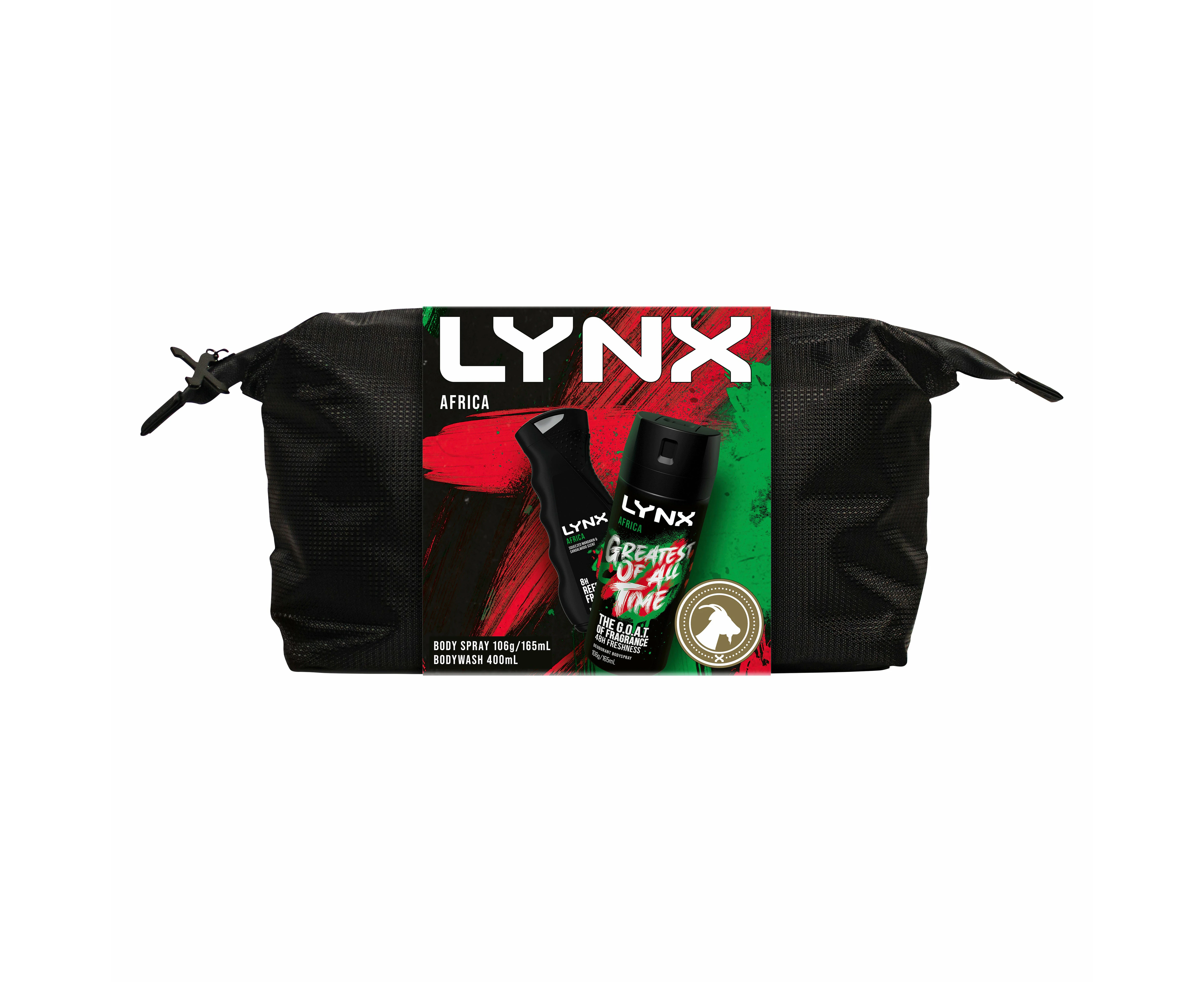 Lynx Africa Washbag Duo Gift Pack 2023