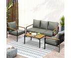 Livsip Outdoor Lounge Sofa Set Patio Furniture Table Chairs Garden Lounge Set