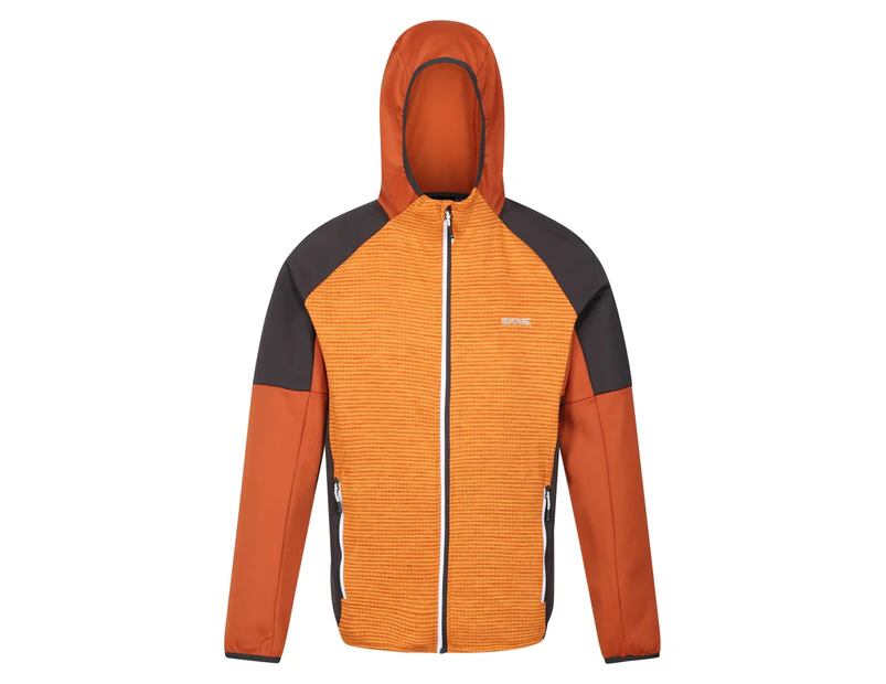 Regatta Mens Attare II Extol Stretch Hooded Jacket (Orange Pepper/Burnt Copper) - RG9374
