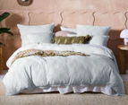 Linen House 65x65cm Capri European Pillowcase - Sky
