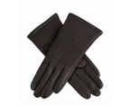 DENTS Womens Leather Gloves Warm Classic Winter Ladies - Black