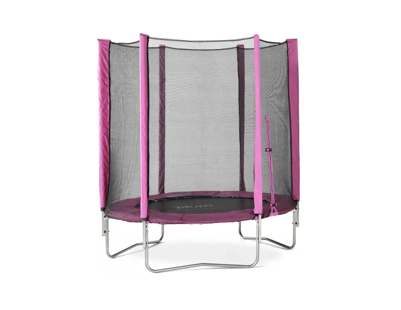 Plum Play 6ft  Trampoline with Enclosure - Pink