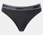 Calvin Klein Women's Bamboo Comfort Thong/String - Ashford Grey/Nymph/Red Bud