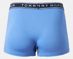 Tommy Hilfiger Men's Cotton Stretch Trunks 3-Pack - Persian Blue
