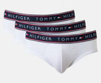 Tommy Hilfiger Men's Cotton Stretch Briefs 3-Pack - White