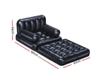 Bestway Inflatable Air Chair Seat Couch Lazy Sofa Lounge Bed Black