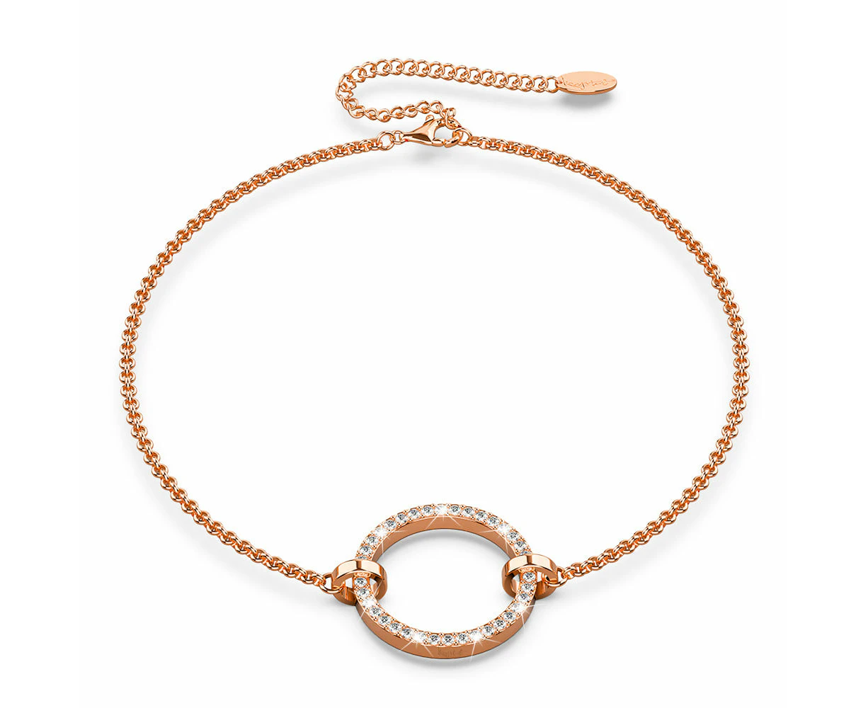 Orbit of Beauty Bracelet Embellished with SWAROVSKI Crystal in Rose Gold