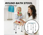 Adjustable Bath Shower Stool Height Chair Seat