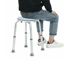 Adjustable Bath Shower Stool Height Chair Seat