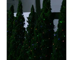 Stockholm 2.5x1.3M Christmas Lights 150 LED String Lights Solar Star Net Multi Colour Outdoor Garden