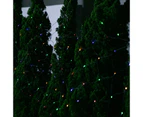 Stockholm 2.5x1.3M Christmas Lights 150 LED String Lights Solar Star Net Multi Colour Outdoor Garden