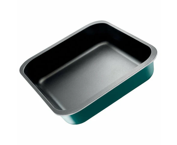 Bessemer Cast Aluminium Roaster 40X34X8cm  - Teal