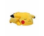 Pokemon 18-inch Sleeping Pikachu Plush - Yellow