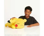 Pokemon 18-inch Sleeping Pikachu Plush - Yellow