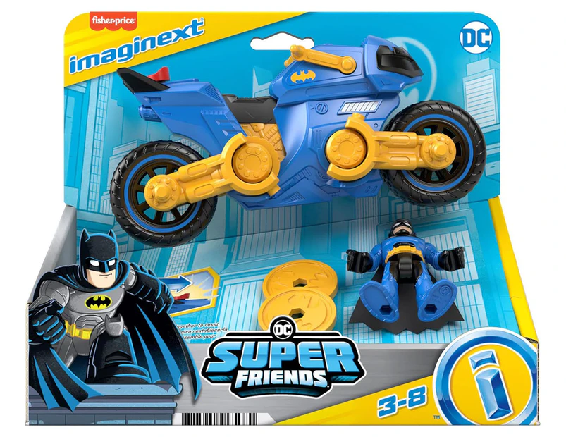 Imaginext DC Super Friends Batman & Batcycle Toy