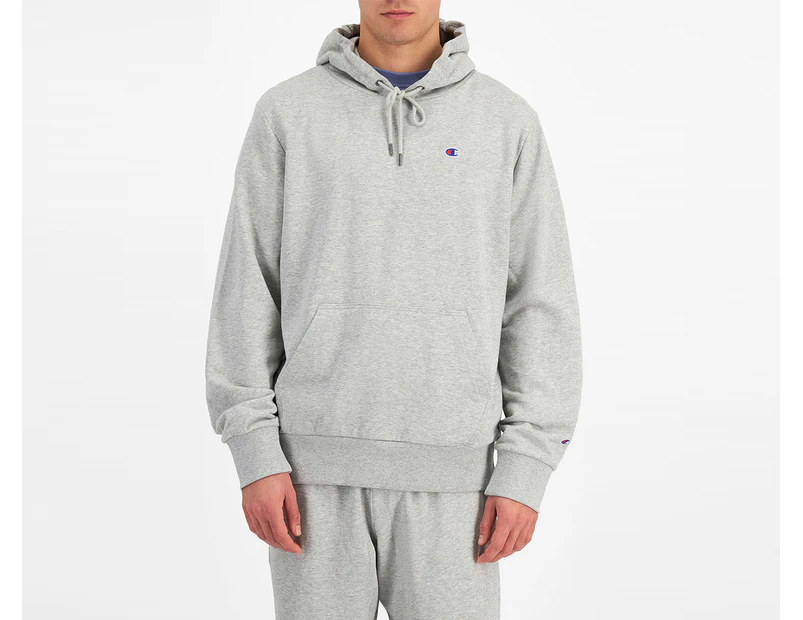 Champion Men's French Terry Marle C Logo Hoodie - Oxford Heather