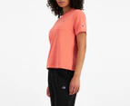 Champion Women's French Jersey C Logo Tee / T-Shirt / Tshirt - Dusty Tangerine