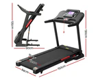 Everfit Treadmill Electric Auto Incline Home Gym Fitness Exercise Machine 520mm