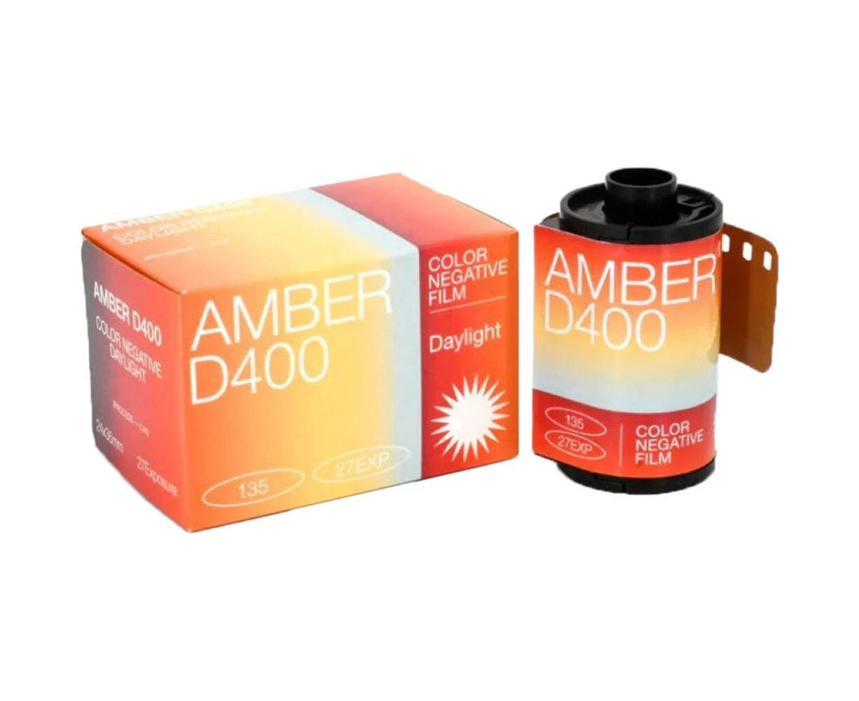 Amber D400 400 ISO Colour Negative Movie Film (35mm Film, 27 Exposures)