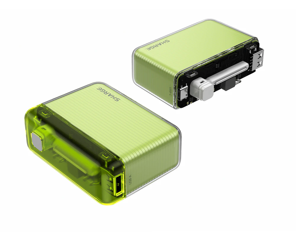 Shargeek Flow Mini Power Bank 5800mah - Apple Green