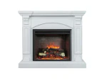 Cove 2000w Electric Fireplace Heater White Mantel Suite With 30 Primo Insert