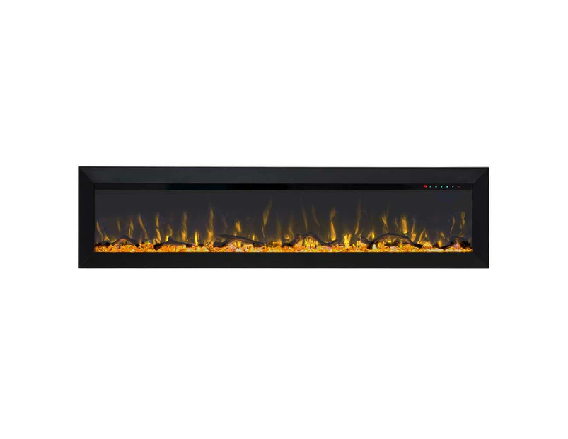 Herman 1500w 72 Inch Built In Recessed Electric Fireplace