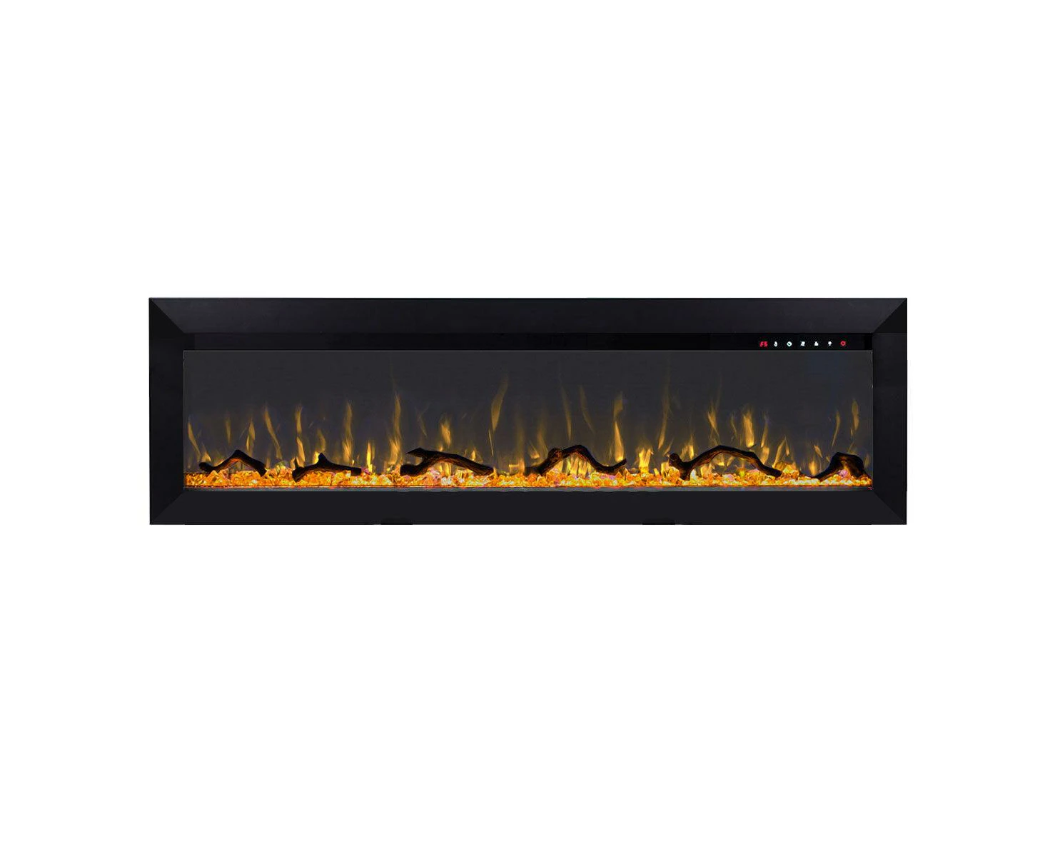 Herman 1500w 60 Inch Built In Recessed Electric Fireplace