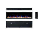 Concerto 1500w 72 Inch Recessed / Wall Mounted Electric Fireplace
