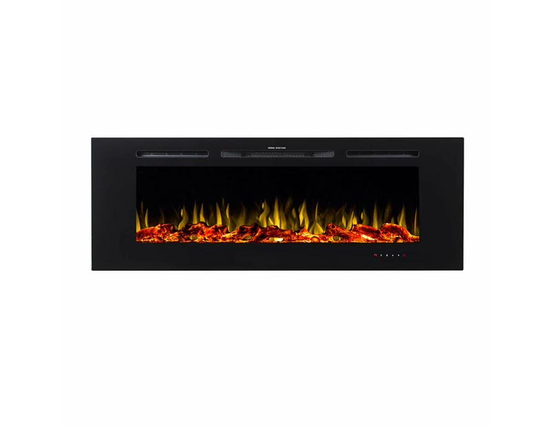Provence 1500w 60 Inch Recessed / Wall Mounted Electric Fireplace