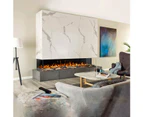 Langham 1600w 1/2/3 Sided 78 Inch Extra Deep Electric Fireplace