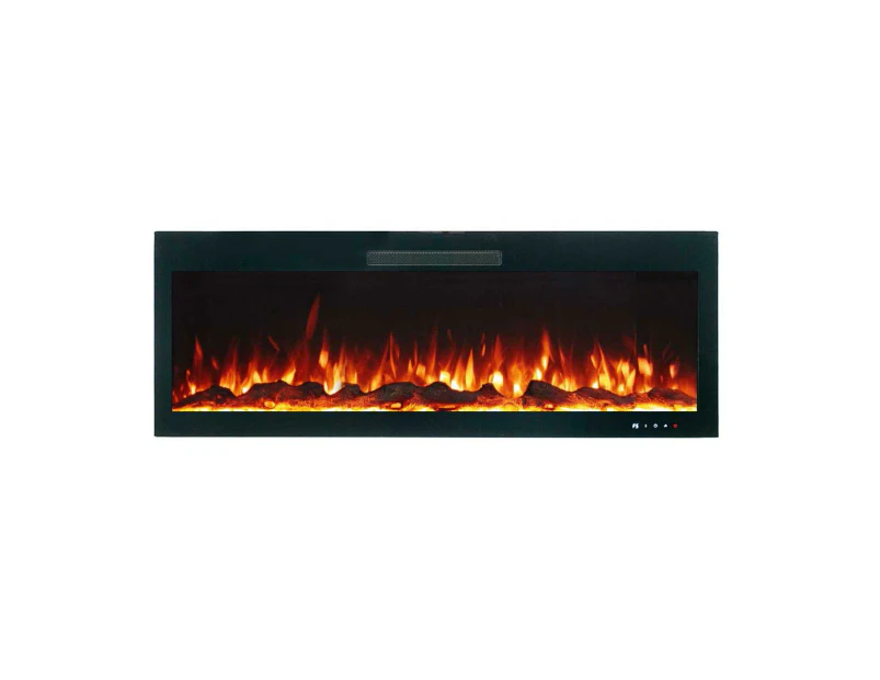 Rocco 1500w 50 Inch Recessed / Wall Mounted Electric Fireplace