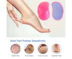 Nano Glass Foot File, Reusable Nanotechnology Dead Skin Callus Remover Pedicure Tools,Mouse Rose Red Gold Ordinary Spray Paint