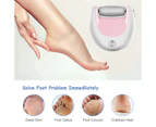Foot File Corn Callus Remover, Portable Electronic Exfoliator For Dead Skin, Pedicure Supplies Tools,Pink