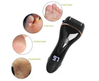 Electric Callus Remover Kit, Professional Pedi Feet File For Dead Skin, Hard Cracked Dry Skin,Black