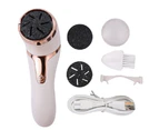 Electric Callus Remover For Feet, Rechargeable Foot Care Scraper Pedicure Tools,Regular White