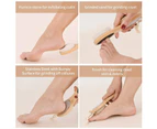 Foot File Callus Remover, Multi-Purpose 4 In 1 Feet Pedicure Scrubber Exfoliator Tools