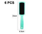6 Pcs Pedicure Foot File Callus Remover With Double Sided Foot Rasp For Dead Skin Foot Scrubber For Feet,2Pcs Fresh Green + 2Pcs Girl Powder + 2Pcs White-C