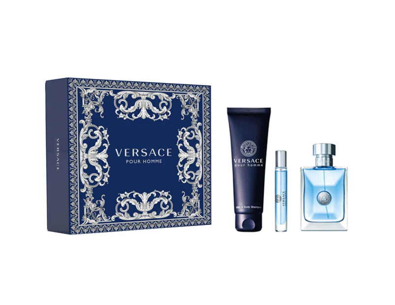 Versace Pour Homme 3 Piece 100ml Eau de Toilette