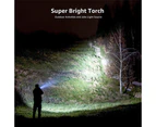 Mini Bright Flashlight, Rechargeable Super Bright Long-Range Home Outdoor Portable Bright Flashlight