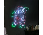 Stockholm Christmas Lights LED Rope Happy Santa Twinkle Effect Decoration