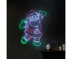 Stockholm Christmas Lights LED Rope Happy Santa Twinkle Effect Decoration