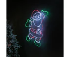 Stockholm Christmas Lights LED Rope Happy Santa Twinkle Effect Decoration