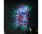 Stockholm Christmas Lights LED Rope Happy Santa Twinkle Effect Decoration