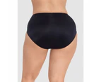 Miraclesuit Swim Women's Full Coverage Shaping Bikini Bottoms PLUS in Black, Midnight - Black