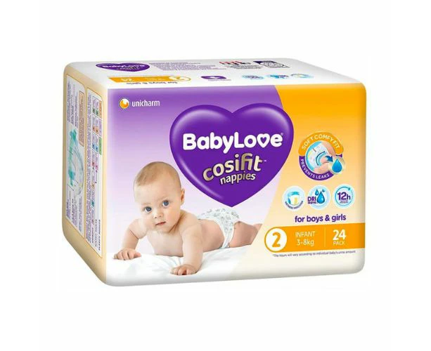 Babylove Cosifit Infant Convenience Nappies Infant 24