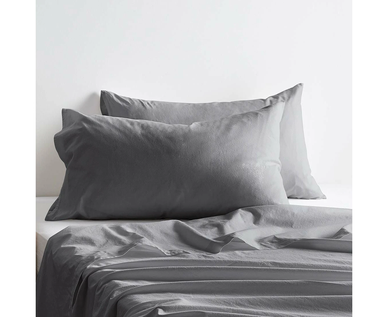 Arlo Stonewash 2 Pack Pillowcases